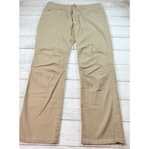 Kuhl Men’s Kanvus Jeans Brown Vintage Patina Dye Hiking Outdoors Size 36x34